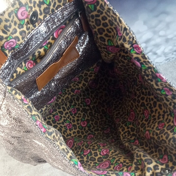 Thumbnail: Betsey Johnson Metallic Tote Bag