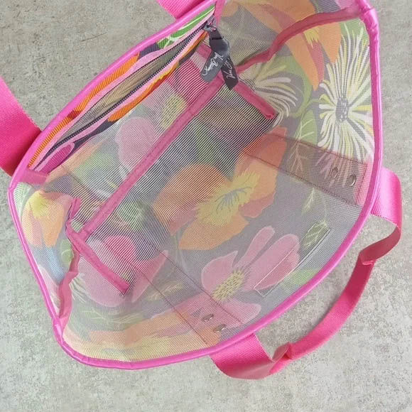 Thumbnail: Vera Bradley Mesh Beach Small Tote