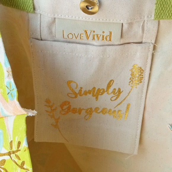 Thumbnail: Love Vivid Floral Summer Tote Bag