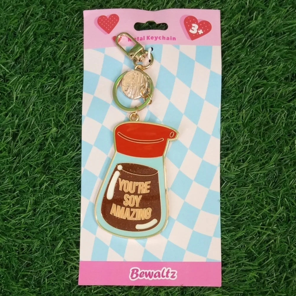 🆕 'You're Soy Amazing' Soy Sauce Bottle Keychain