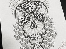 Geometric tattoo design 💉
