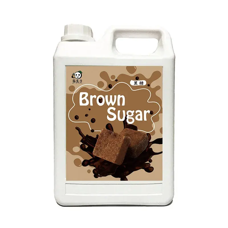 蜜豆子手搖飲原料批發供應商- 黑糖濃縮汁 Brown Sugar Concentrated Juice 可製作水果果凍、冰粉粉、淋醬、調飲氣泡水、水果冰沙