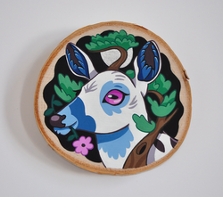 "White Doe in Moonlight"