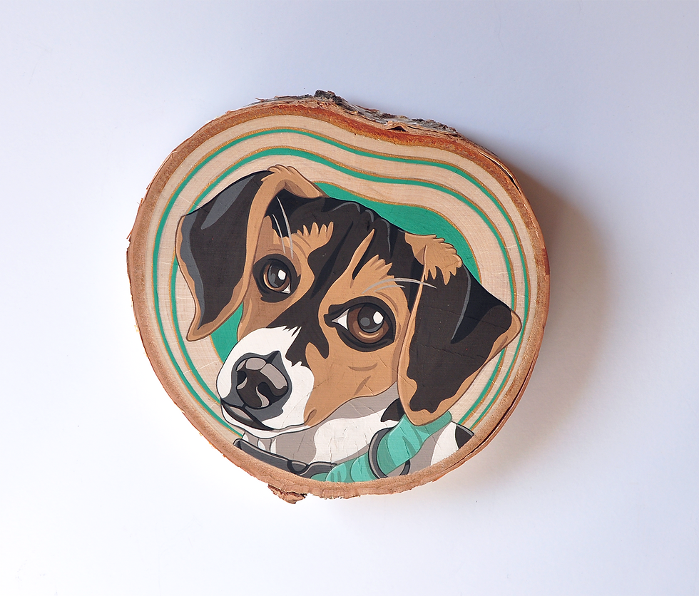 Thumbnail: CUSTOM - Painted Pet Portrait