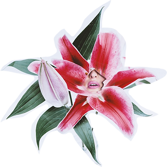 Menina de flor