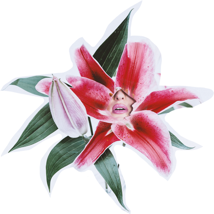 Menina de flor