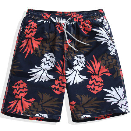 VW-JUN2019-115-B Celana Santai Pantai Rumah Nanas Pattern