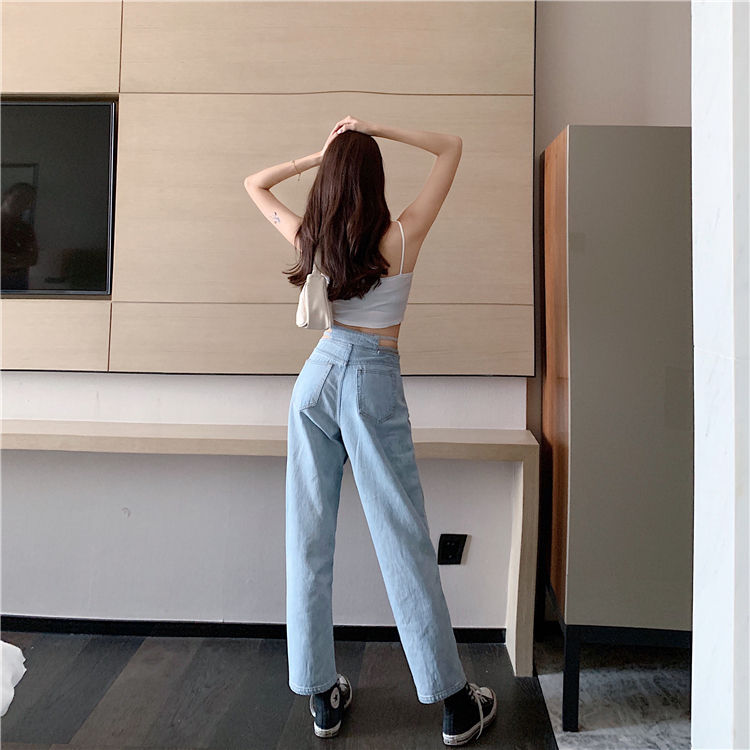 Thumbnail: VW-DES2019-265 Unique Model Long Hightweist Jeans Pants