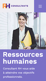 Trouvez votre modèle website templates – Cabinet de Ressources Humaines