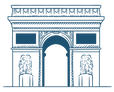 Arc de Triomphe illustration