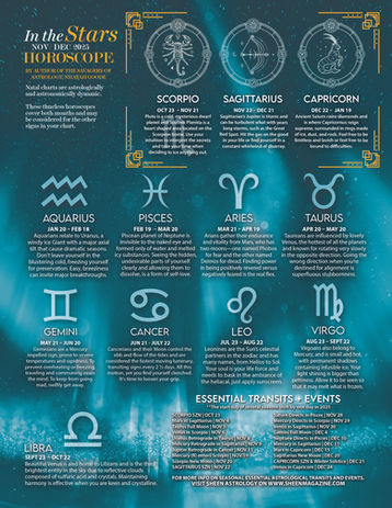 November | December 2025 Sheen Horoscopes
