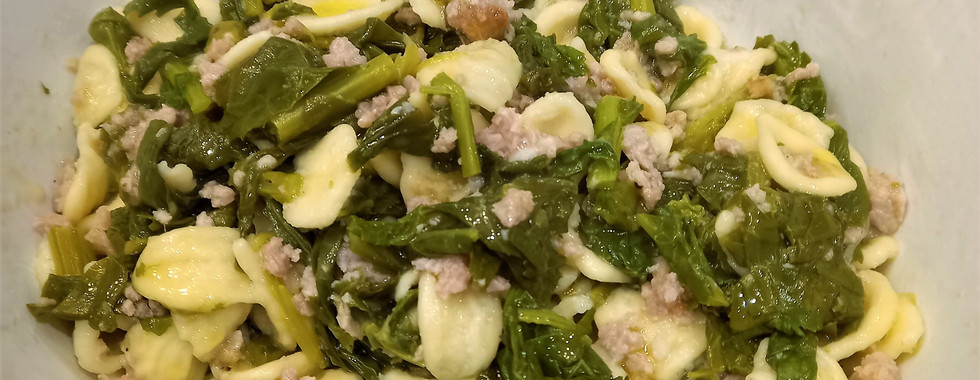 ORECCHIETTE7 SALSICIA e FRIARIELLI