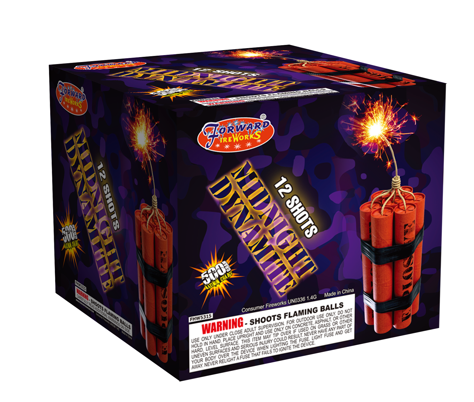 MIDNIGHT DYNAMITE 12 SHOT - Individual Unit Sale