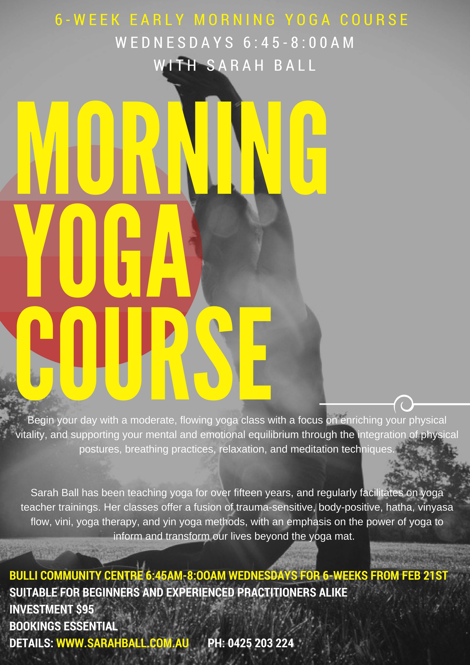Morning Yoga 6-week Class