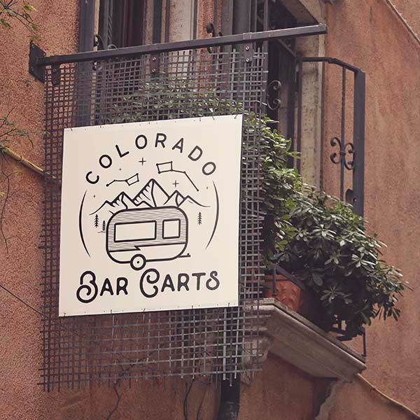 Colorado Bar Cart sign