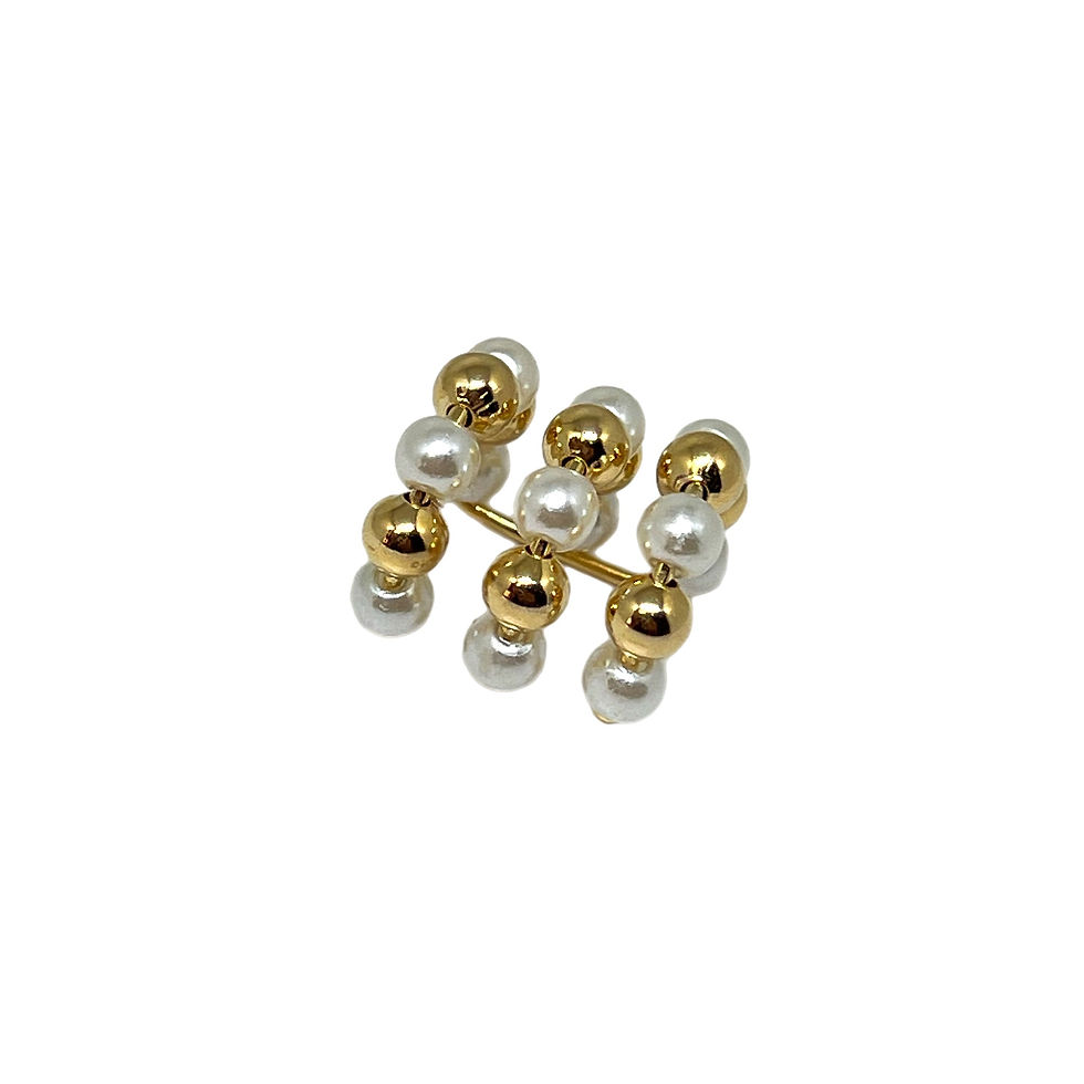 Miniatura: piercing pérolas