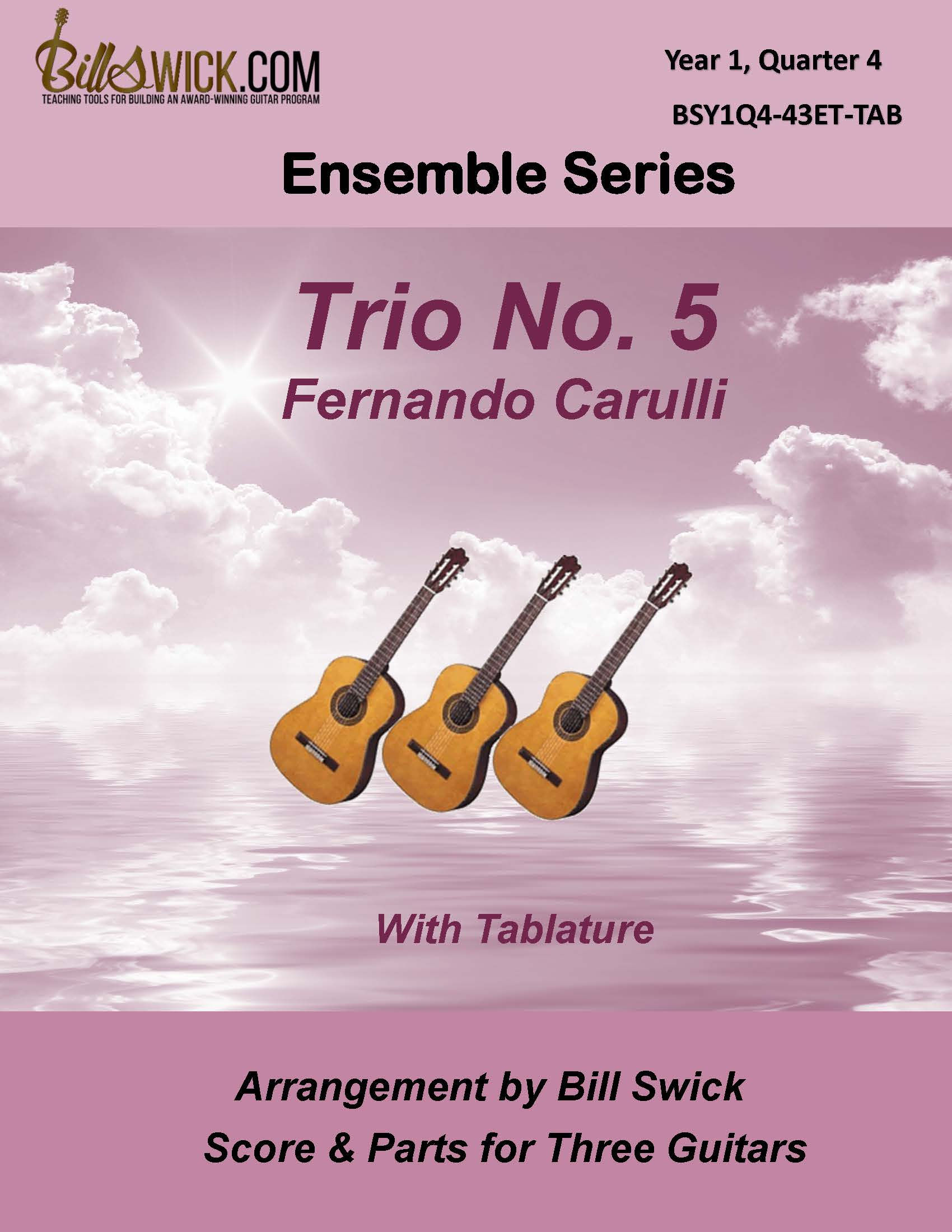 Trio No. 5 with Tablature