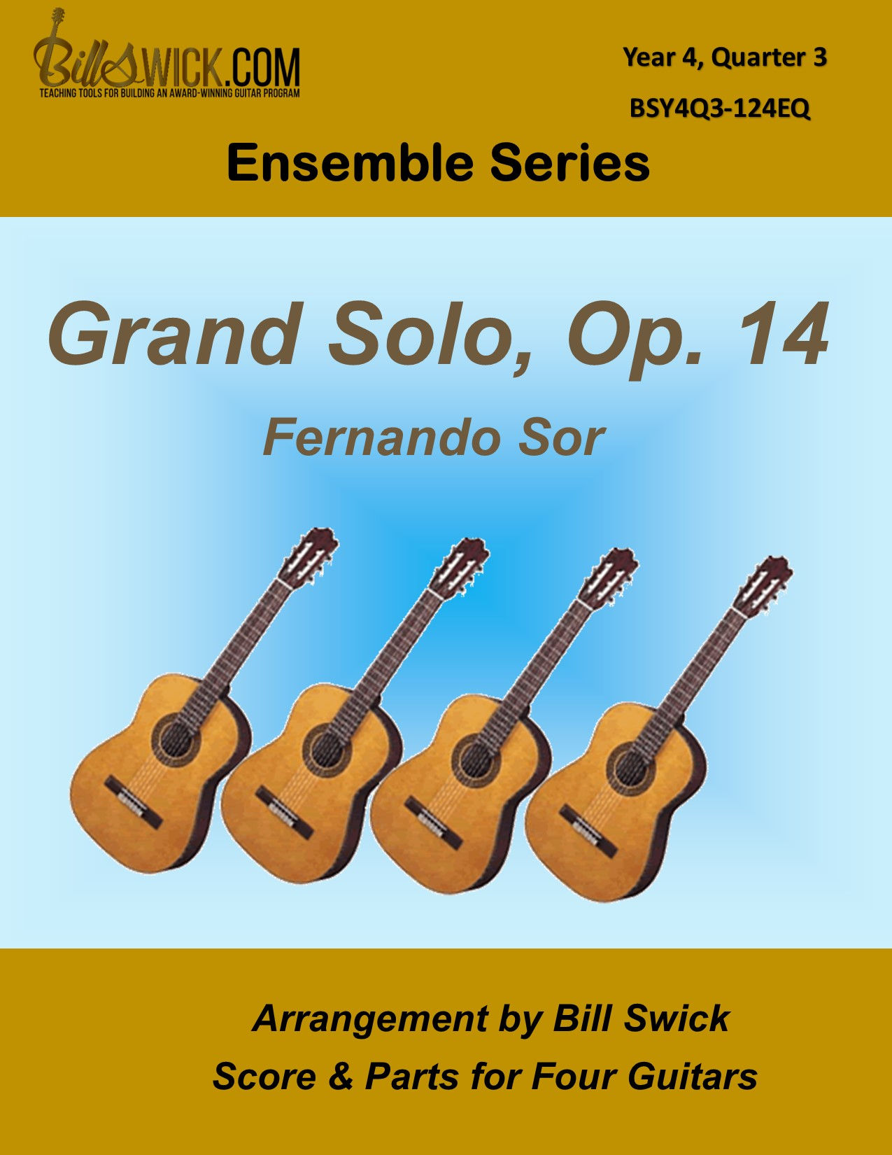Advanced-Grand Solo, Op 14 by Fernando Sor