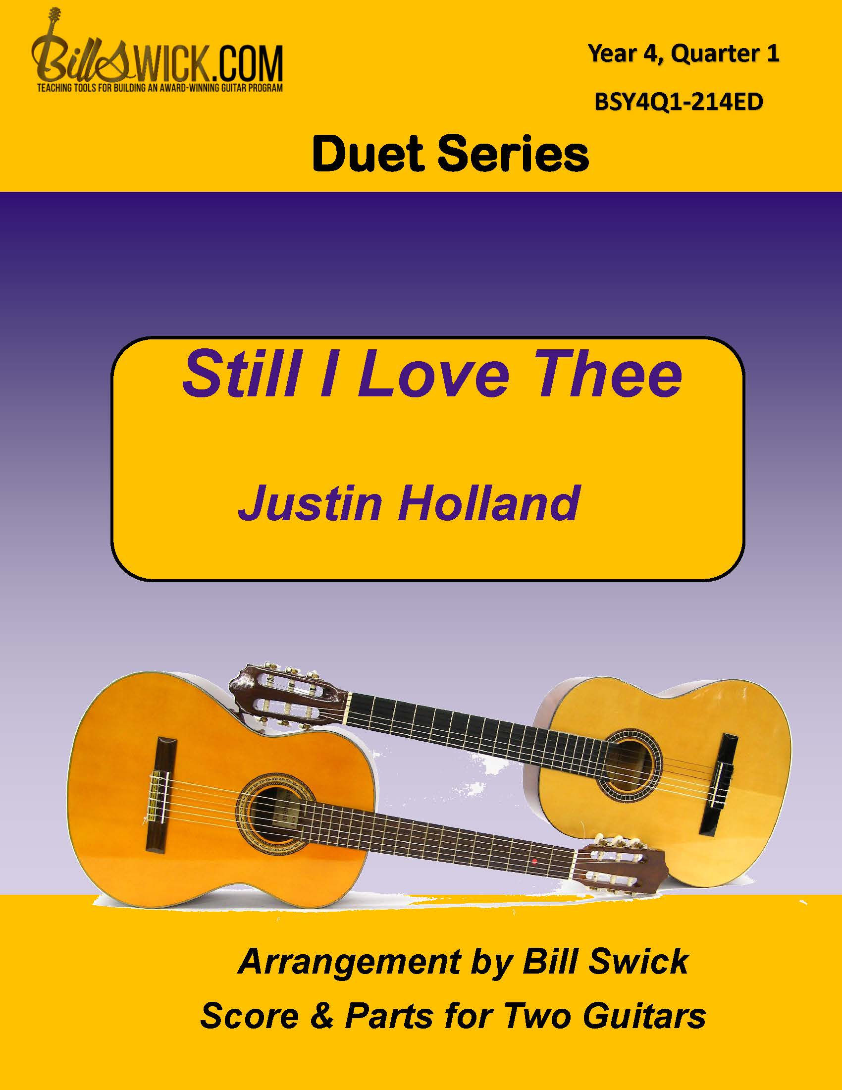 Still I Love Thee-Justin Holland-Duet