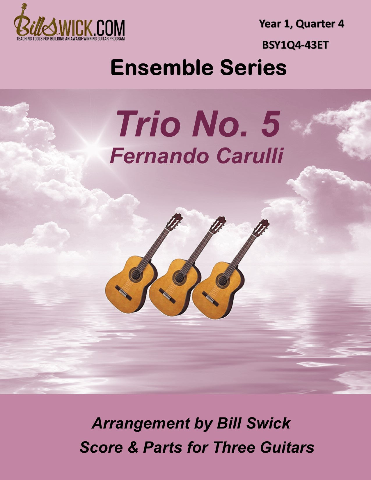 Easy-Trio No. 5 by Ferdinando Carulli for 3 Guitars