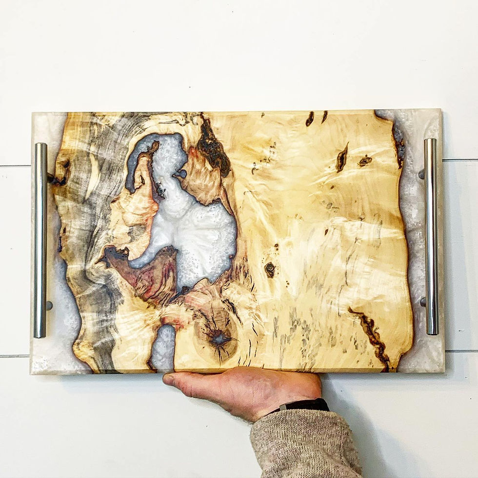 Thumbnail: CUSTOM Epoxy River Tray