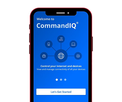 Command IQ App on Cell Phone