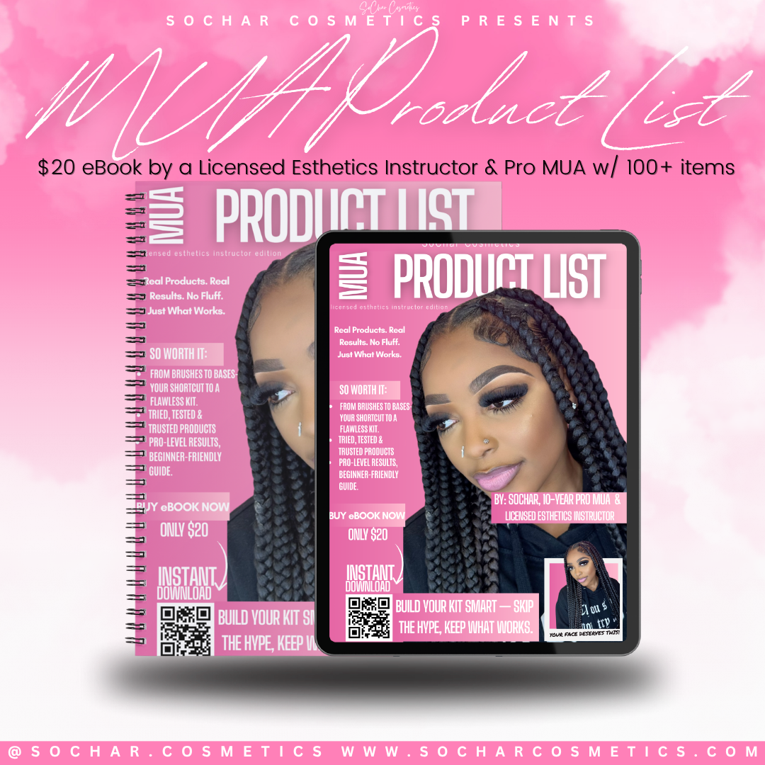 SoChar Cosmetics Makeup Products eBook 100+ items