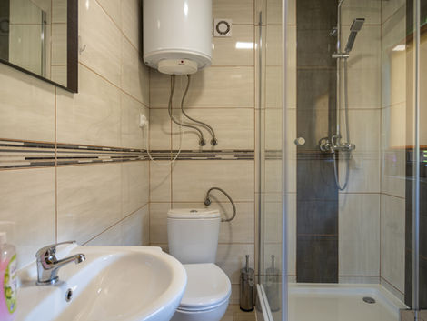 łazienka prysznic domek wynajem