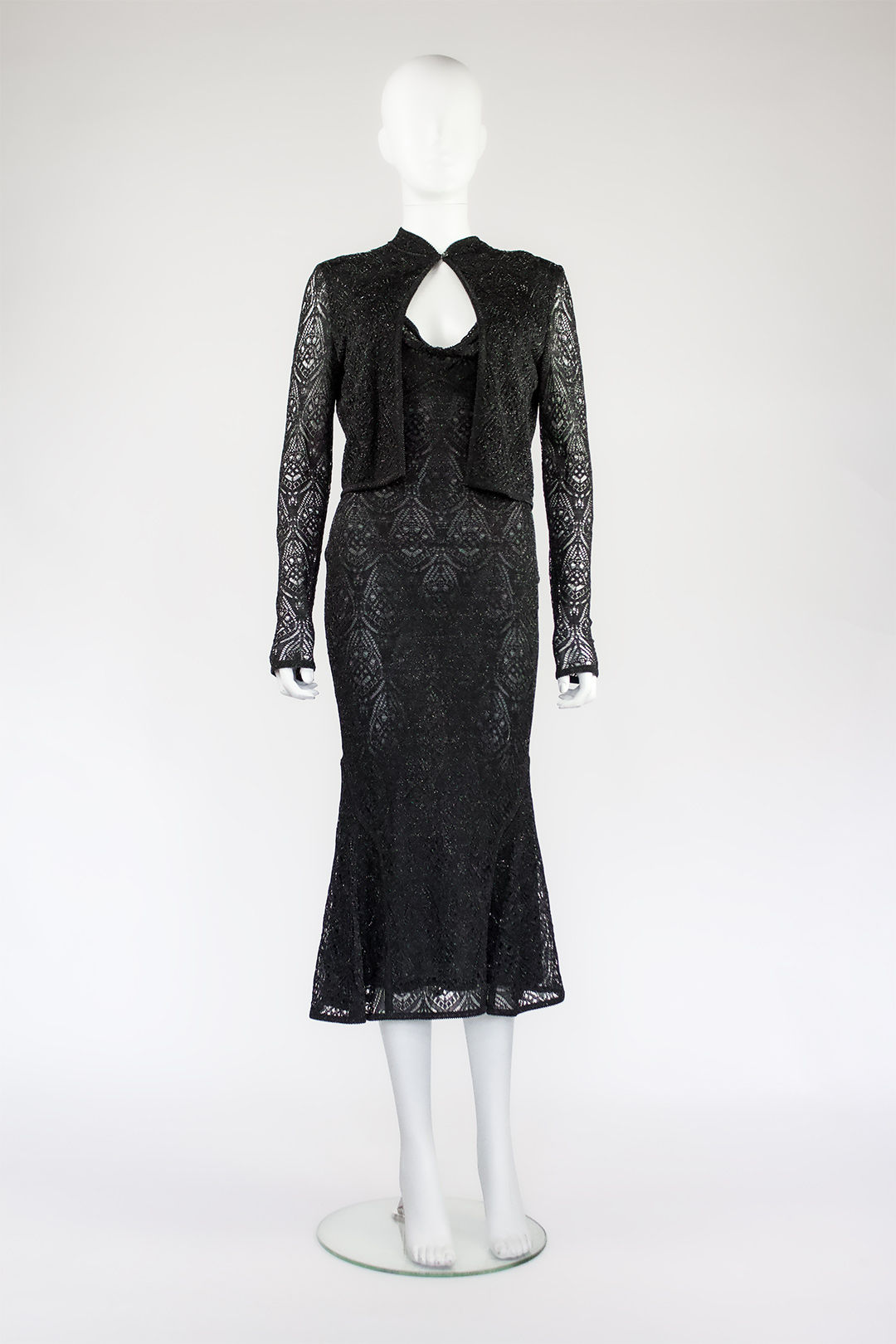 John Galliano 1999 Dress & Cardigan