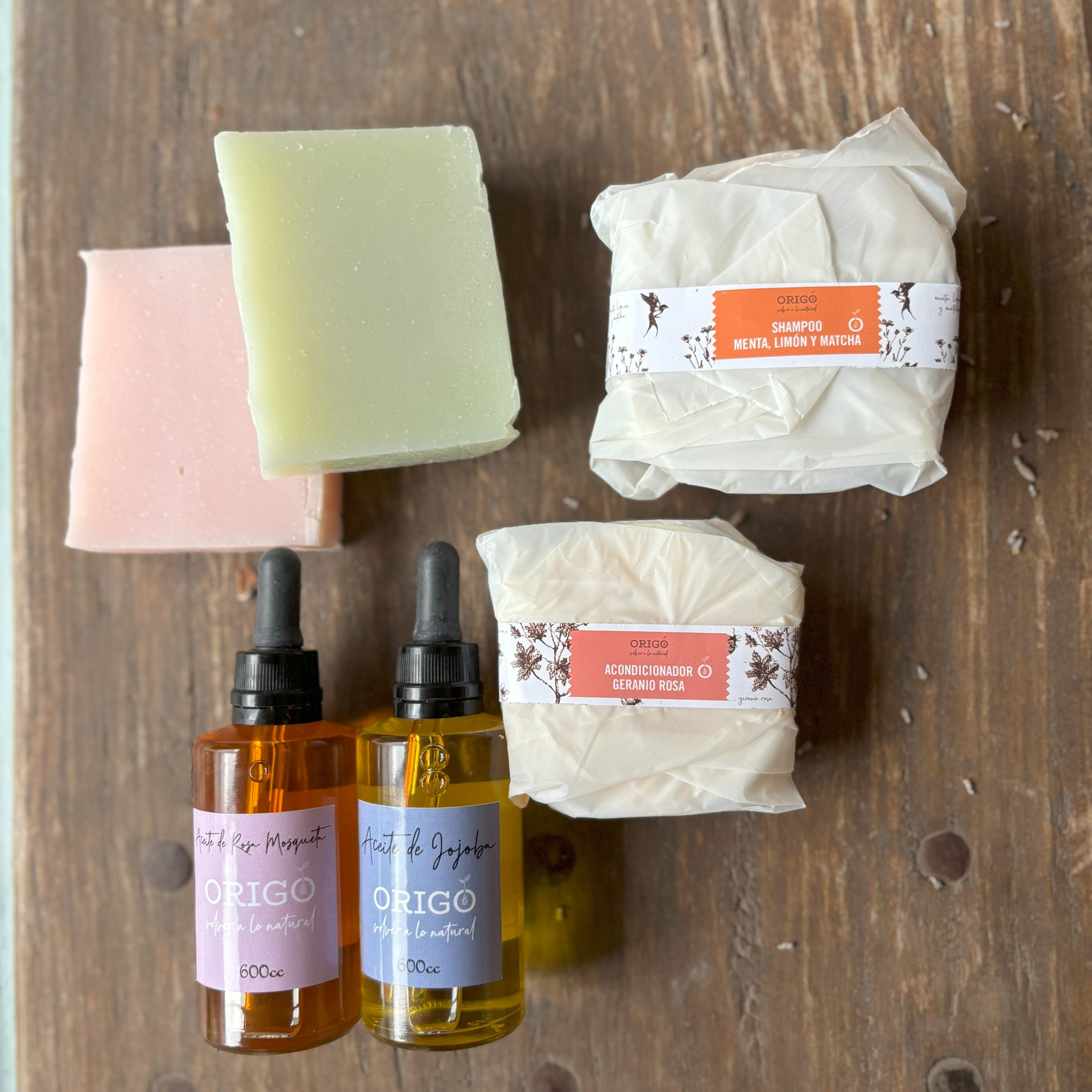 Kit de viaje natural