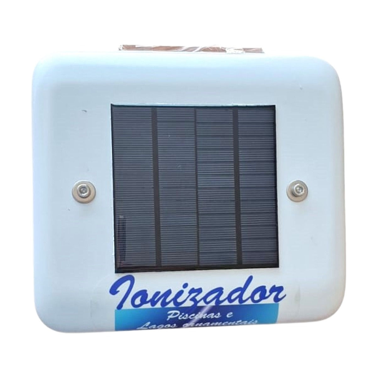Ionizador solar para piscinas e lagos ornamentais