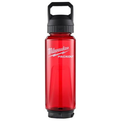 Milwaukee Tool PACKOUT 25oz Bottle with Chug Lid - Red