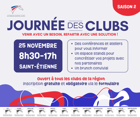 JOURNÉE DES CLUBS : LANCEMENT DE LA SAISON 2 OUVERTE À TOUS !