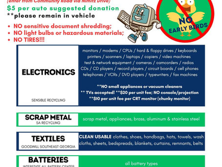 KGIB Annual Electronics Recycling & More Event Slated for September 12th