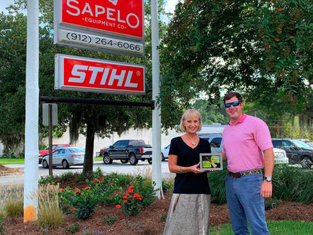 Community Clean Sweep Award Presented to Sapelo Equipment Co.