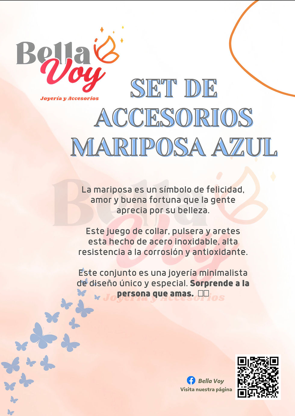 Miniatura: Conjunto Collar Mariposa 🦋 