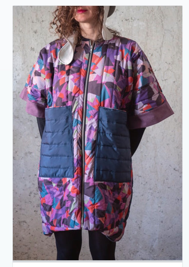 Miniaturbild: Kimono Steppjacke