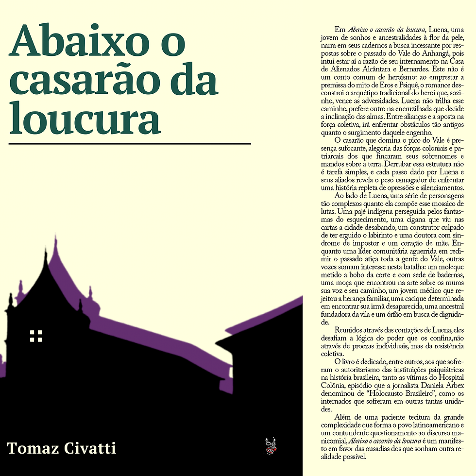 Miniatura: Abaixo o casarão da loucura, de Tomaz Civatti