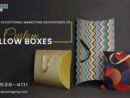 Unveiling The 4 Exceptional Marketing Advantages Of Custom Pillow Boxes