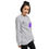 Thumbnail: Dark Purple LOVE Paw Unisex Sweatshirt