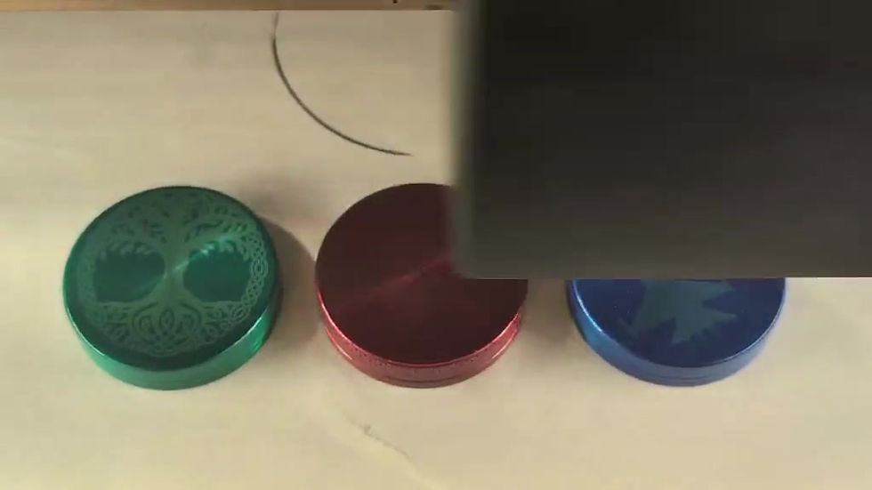 Thumbnail: 1.5 Inch Grinder Custom Laser Engraved