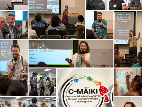 Photos of various people through the C-MAIKI Symposium