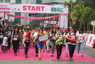 7th Bajaj Electricals Pinkathon Mumbai 2018 concludes; 10,000 women take part