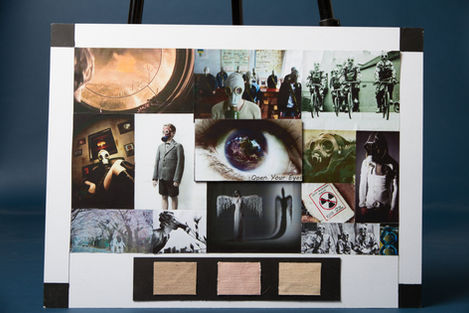 Apocalypse Up-cycled Thrift Outfit Mood Board