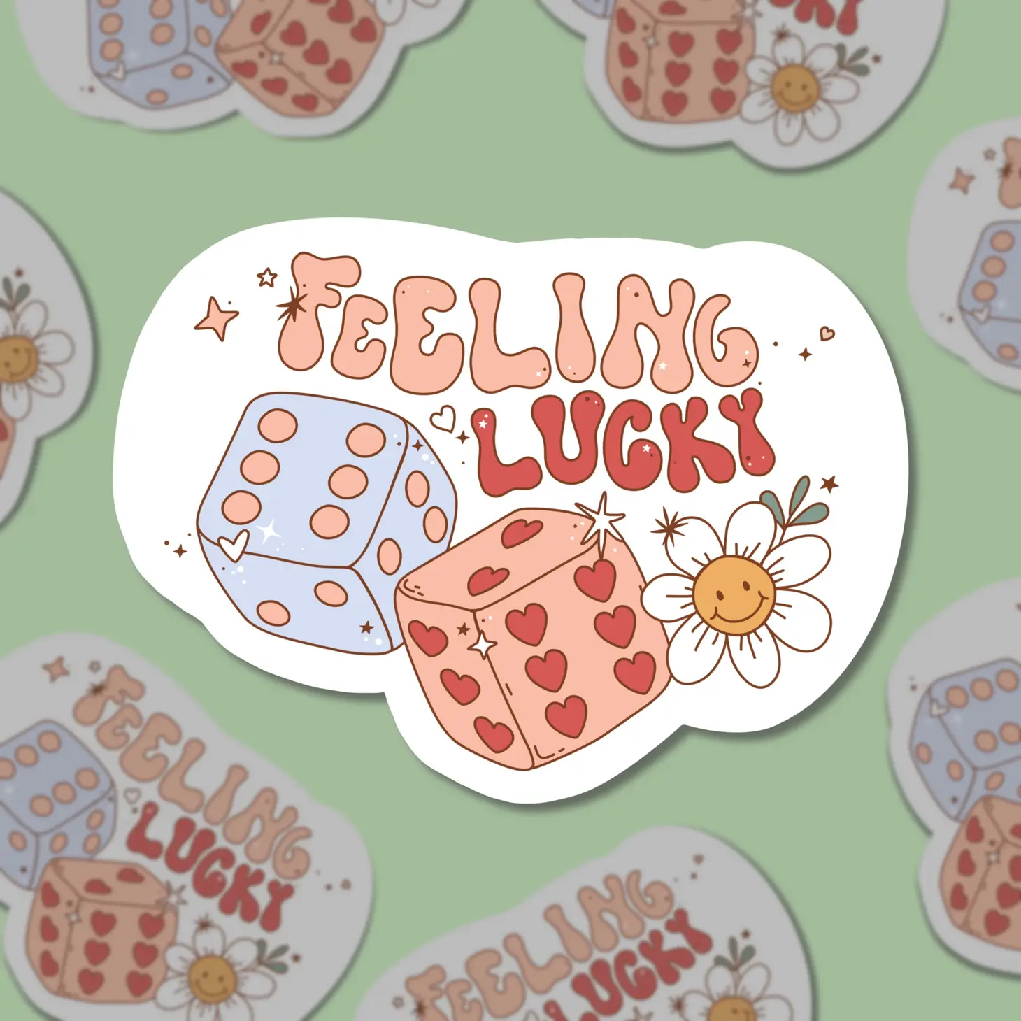 Sticker Freteling Feeling Lucky, Vinyl Sticker | The Ceylon General