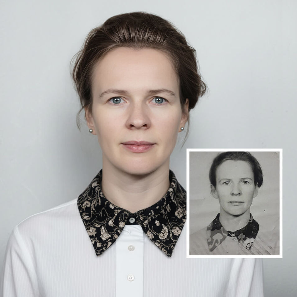 реставрація старого портрета для пам’ятника