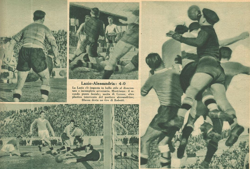 December 27, 1936: Lazio - Alessandria 4-0