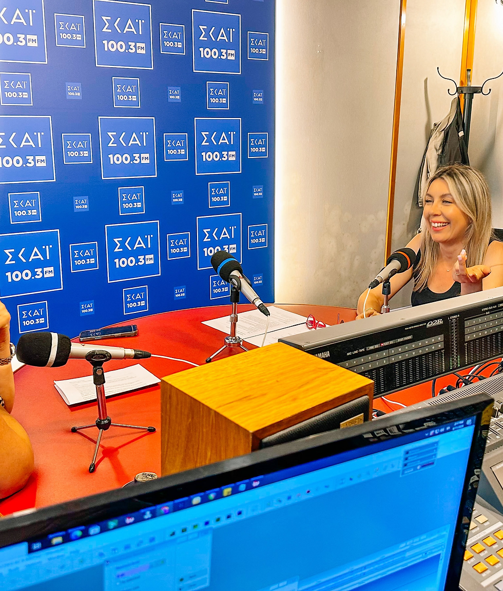 Anita Zachou at the Cookout Podcast "I have a secret" discussing about the secrets and myths surrounding extra virgin olive oilwith ioanna stamoulou