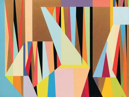 hard edge art, colorfield painting art movements and legacy.