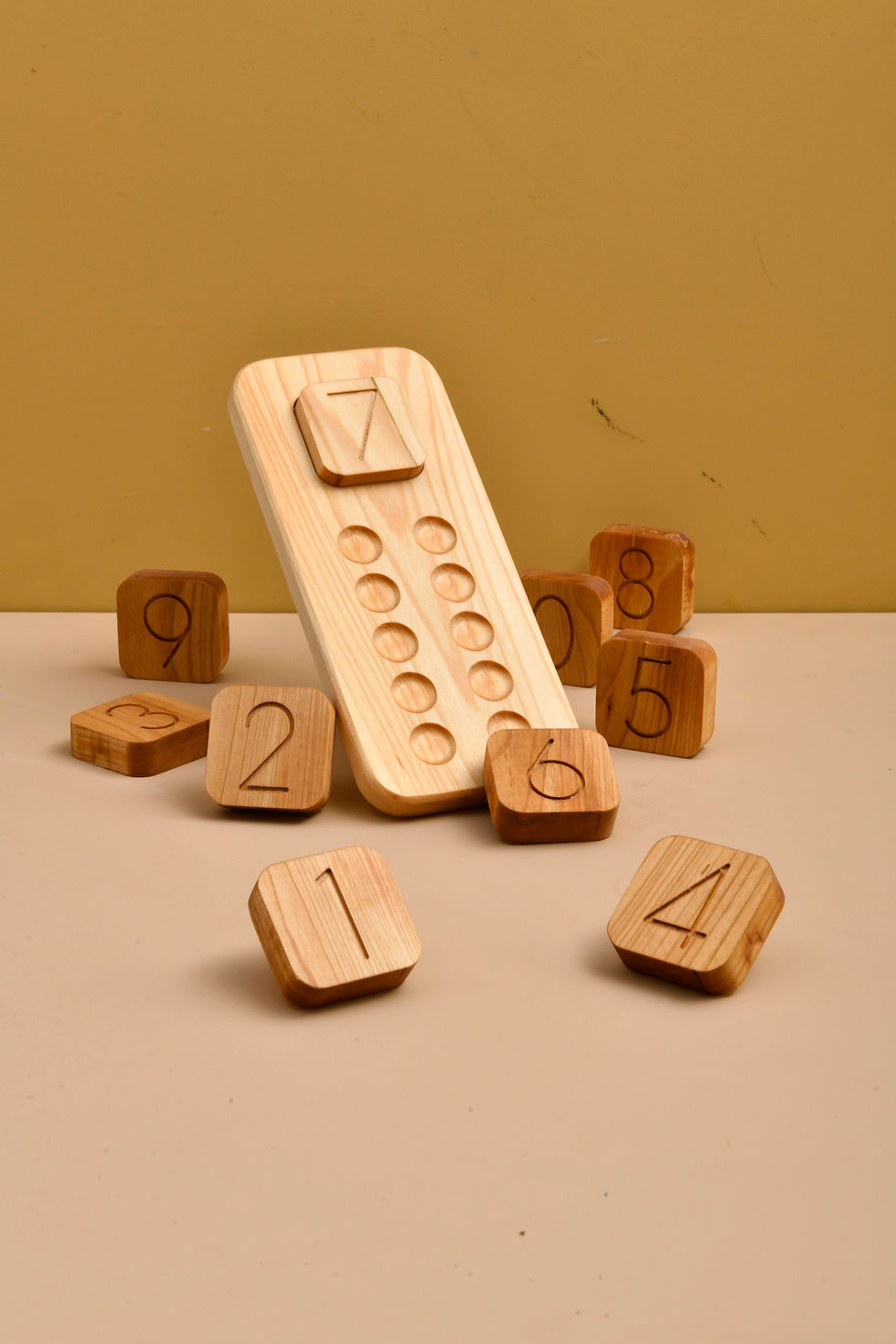Thumbnail: Number Cubes (0-9) And Board